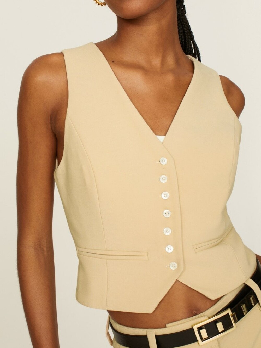 FAVORITE DAUGHTER | $218 Margaret 2-Layered Vest - Picture 9 of 12
